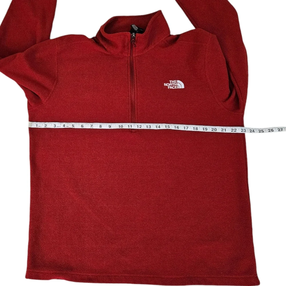 The North Face Textured Cap Rock Fleece Quarter Zip Pullover Men's Large